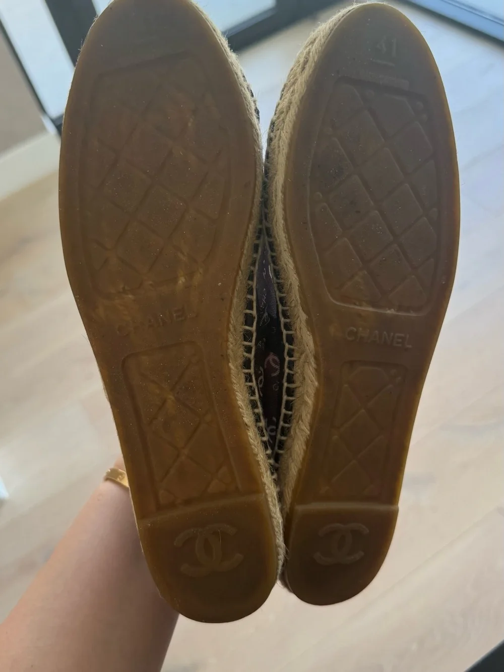 CHANEL designer espadrilles